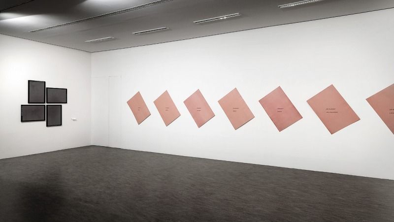 Exhibition view, „Sensations Of Reality And Conceptual Practices 1965-1980”