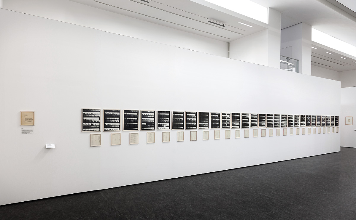 Installation view, 'Sensations Of Reality And Conceptual Practices 1965-1980'