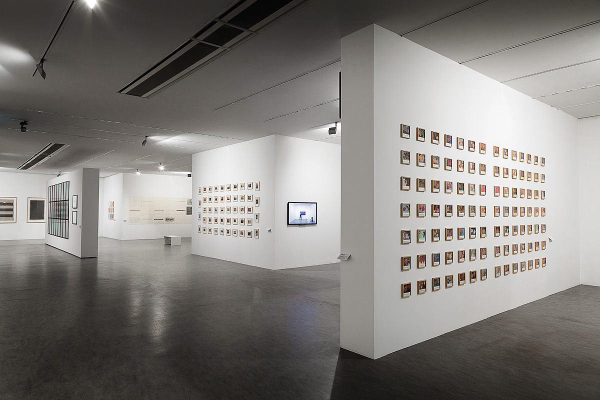 Installation view, 'Sensations Of Reality And Conceptual Practices 1965-1980'