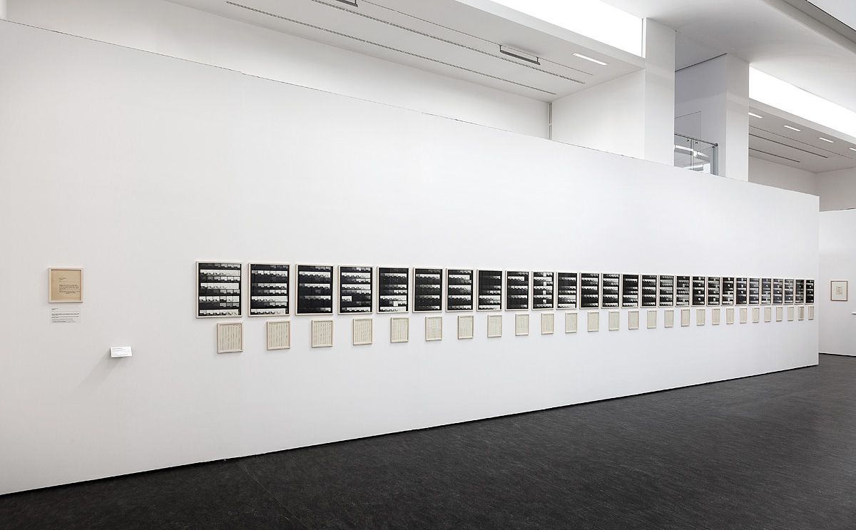 Exhibition view, „Sensations Of Reality And Conceptual Practices 1965-1980”